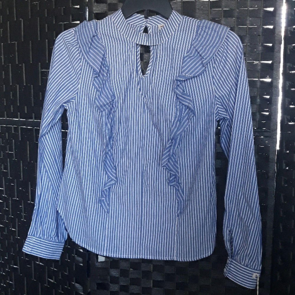 Mossimo Blue Striped top